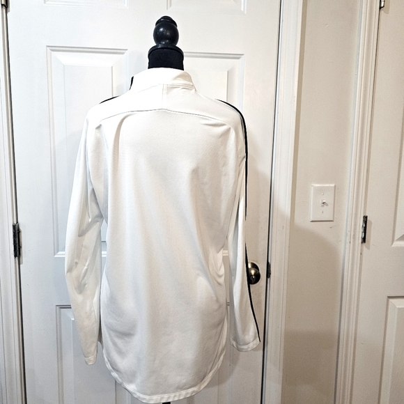 Nike Soccer Drill top size large white with black ships on sleeves - Picture 7 of 11
